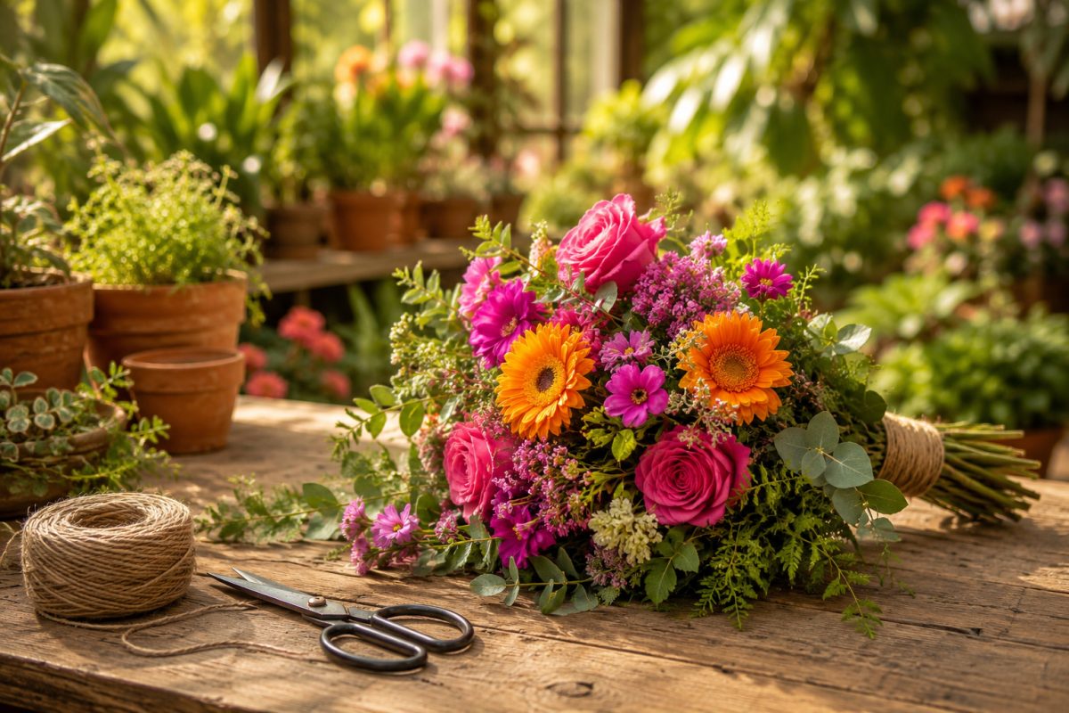 Frische Blumen und Floristik im Polisi Gartencenter in Wien-Hernals