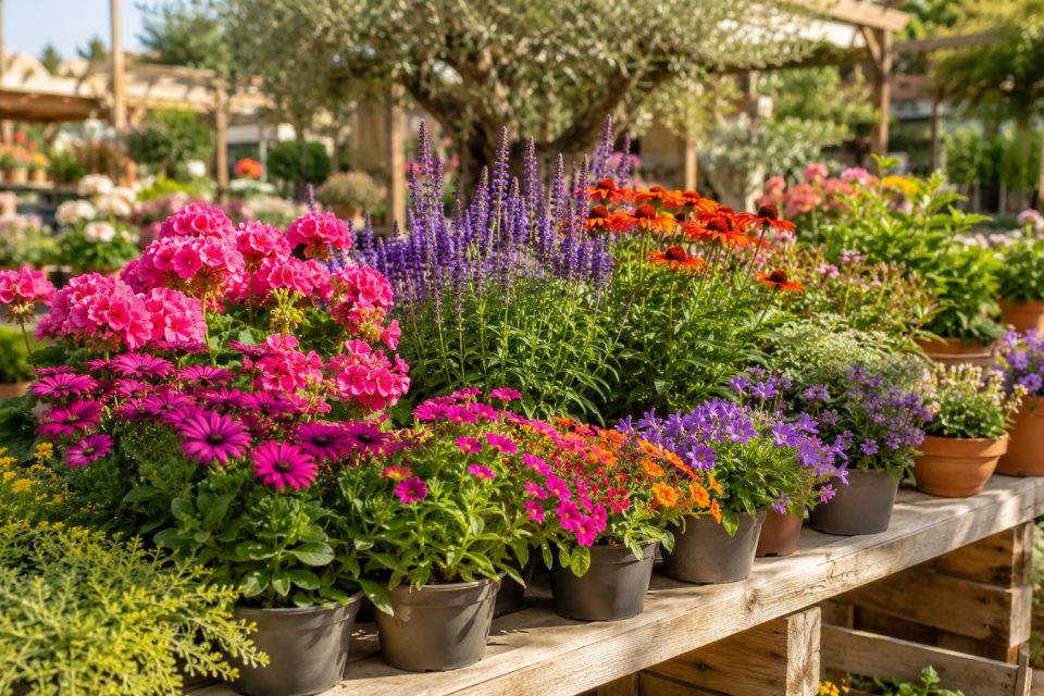 Stauden und Beetpflanzen im Polisi Gartencenter Wien