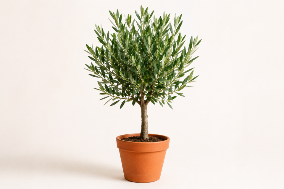 Olivenbaum im Topf, ca. 80 cm hoch
